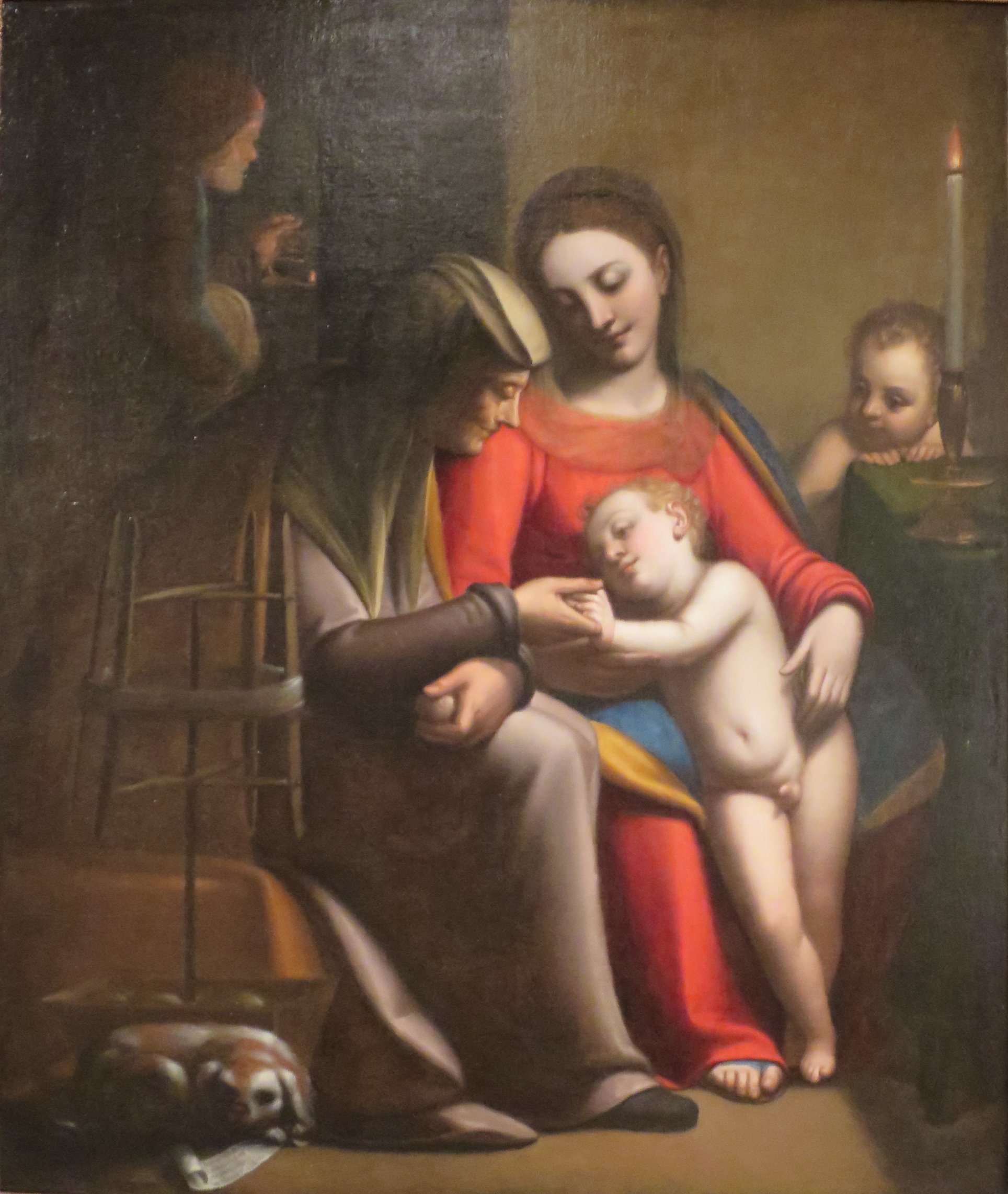The Holy Family with Saints Anne and John the Baptist